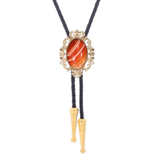 Tùy Chỉnh Thiết Kế Ưa Thích Kim Loại Bolo Tie Mens Đa Năng Đường Viền Cổ Áo Dây Thời Trang Phương Tây Cao Bồi Tie - Product Image 4
