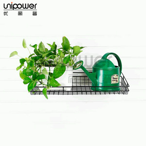 Unipower Wall Mounted <b>Storage</b> <b>Basket</b> Rack Black Durable Metal For Garage Workshop Organization - Product Image 5