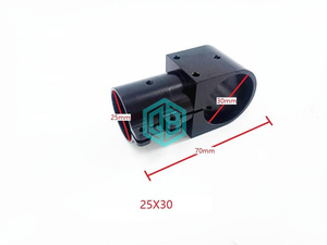25mm 30mm Nhôm TEE Doanh sợi carbon Ống Clip RC UAV Drone hạ cánh bánh Quadcopter ống kết nối gia công dịch vụ <span class=keywords><strong>CNC</strong></span> - Product Image 4