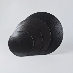 Usine SunShine Vente en gros Présentoirs à <span class=keywords><strong>dessert</strong></span> carrés ronds en papier doré pour cupcakes Plateau de base Assiettes à gâteaux en mousse - Product Image 5