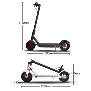 Nouvelle arrivée mi 1s Pro 8.5 pouces 25KM à 30KM pliable IP65 étanche deux roues adulte Scooter électrique pliable