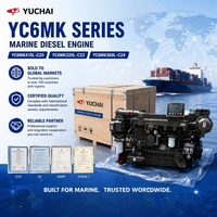 Moteur diesel marin Yuchai YC6MK 300kW 235kW 220kW YC6MK410L-C20 YC6MK320L-C23 YC6MK300L-C24 pour bateau de pêche