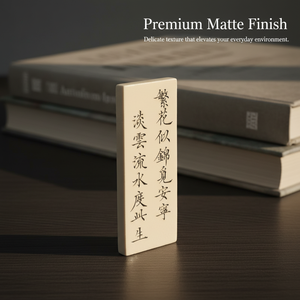 Traditional Chinese Calligraphy Decorative Block Eastern Aesthetic Waterproof Vinyl Ornament Guangdong Home Decor Versatile - Product Image 6