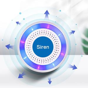 Alarma Wifi inalámbrica para interiores/exteriores, luz de sonido, sirena, Material ABS, alarma antirrobo con alarma de seguridad para el hogar - Product Image 2