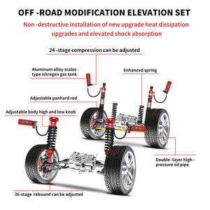 STR Suspension 4x4 amortisseur réglable OEM hors route azote coilover pour Cherokee WK2 - Product Image 5