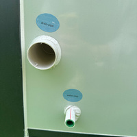 Cabine de toilettes mobiles préfabriquées, écologiques, sanitaires publiques pour les sites de camping en plein air