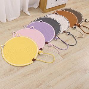 Hennep Handgeweven Kattenkrasbord Krasbestendig Kussen, Slijtvast Krasbestendig Kattenspel En Rustpad - Product Image 1