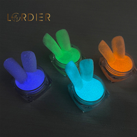 Grosses paillettes lumineuses pour ongles, paillettes scintillantes dans le noir, poudre noctilucente, poudre phosphorescente
