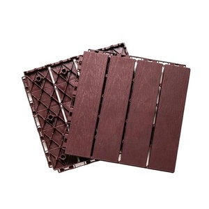 Easy Installing <b>Plastic</b> Wood Outdoor Floor Balcony Deck Tile - Product Image 1