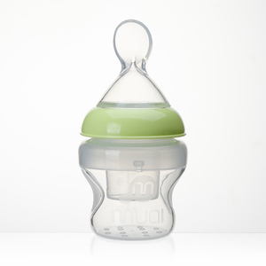 Bouteilles en silicone à col large Mumlove avec cuillère, <span class=keywords><strong>biberon</strong></span> pour bébé, produits pour bébé adorables - Product Image 4
