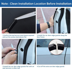 Tùy Chỉnh PVC Ép Đùn Hồ Sơ Cao Su Niêm Phong Dải Được Xây Dựng Trong Hình Thép Tấm U Hình Dạng Cạnh Trim Xe Cửa Cạnh Bảo Vệ Bảo Vệ - Product Image 3