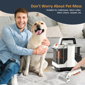 เครื่องทำความสะอาดจุดแบบพกพาที่มีประสิทธิภาพสำหรับผ้าพรมผ้าม่านเครื่องทำความสะอาดในครัวเรือนแบบพกพา - Product Image 4