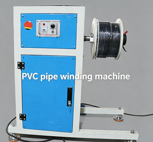 Machine automatique de bobinage de câbles à station unique, <span class=keywords><strong>enrouleur</strong></span> de tuyaux à changement rapide de bobine pour ligne d'extrusion - Product Image 2