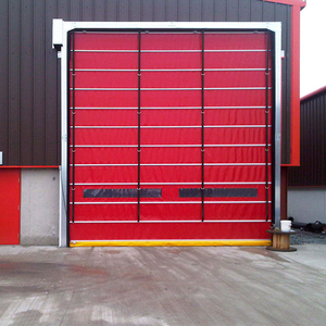 Porte rapide industrielle personnalisée en <span class=keywords><strong>PVC</strong></span>, porte automatique à enroulement rapide, porte à enroulement rapide en plastique pour entrepôt, prix abordable - Product Image 5