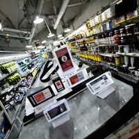Label Harga Digital E-Paper ABS 1,54 Inci, Layar Pintar untuk Rak, Label Tepi Rak NFC Anti Maling, Tag Elektronik Nirkabel