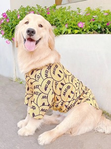 Grote hondenkleding Labrador Golden Retriever Husky Lente Zomer Dunne ademende hondenshirts Bulk - Product Image 6