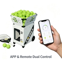 Máquina Inteligente de Pickleball con Capacidad para 120 Pelotas, Control por Aplicación, Lanzador Automático, Velocidad Ajustable, Control de Efecto, Equipo de Entrenamiento Profesional