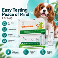 Kit de test rapide vétérinaire pour animaux de compagnie, emballage individuel, fournitures de dépistage pour chiens et chats, détection de la santé à domicile et en clinique