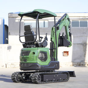 Miniexcavadora hidráulica EPA de alta calidad para uso agrícola y de jardín con pista de goma - Product Image 4