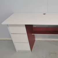 Scrivania da Ufficio Modulare Moderna in Legno Massello e MFC con Cubicolo Singolo per Manager, Ecologica e Personalizzabile