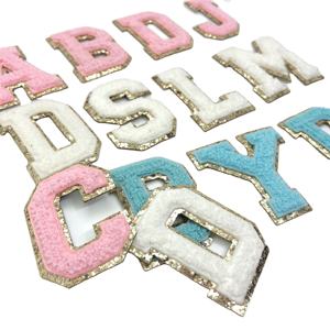 Индивидуальные вышитые нашивки из синели с пайетками, термоклеевые, на липучке, для шитья, с лазерной гравировкой логотипа, аппликации для шляп, сумок, одежды - Product Image 5