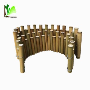 Valla <span class=keywords><strong>de</strong></span> bambú plegable para jardín, borde <span class=keywords><strong>de</strong></span> césped <span class=keywords><strong>de</strong></span> bambú natural - Product Image 5