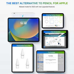 ปากกาสไตลัสชาร์จด้วยแม่เหล็กรุ่น2ND ดินสอความไวต่อการเอียงการถูกฝ่ามือสำหรับ iPad Air <span class=keywords><strong>3</strong></span> 4 5th M2 M3 - Product Image 6