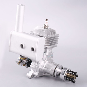 Motor de gasolina DLE DLE30 de 30 cc, monocilíndrico, dos tiempos, escape lateral, refrigerado por aire, arranque manual para aviones RC - Product Image 3