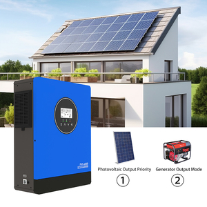 Pakistan 6KVA 10KVA parallèle hors réseau onduleur onde sinusoïdale pure Comatiable à Manins tension pleine charge travail avec solaire uniquement - Product Image 1