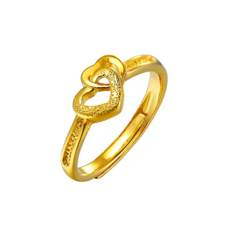9ct Gold Diamond Double Heart Ring | Prouds