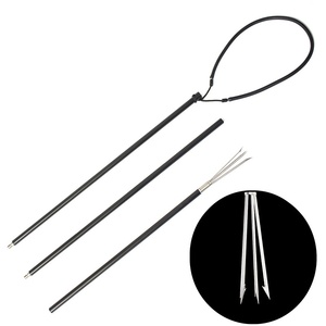 Tenedor de pesca de aleación de aluminio Newbility 5 <span class=keywords><strong>dientes</strong></span> 3 secciones 2 metros trampa de pesca de Metal - Product Image 1