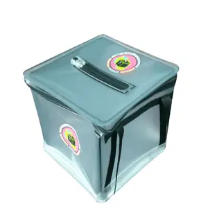 Factory Direct Waterproof Large General Security Foldable Election Box Plastic Ballot Donation Box
