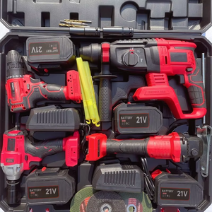 Juego de Herramientas Inalámbricas con Motor sin Escobillas de Litio, 5 Piezas, Martillo, Llave Inglesa, Taladro Angular, Sierra, Equipo Eléctrico, Herramientas Eléctricas 2025080 - Product Image 3