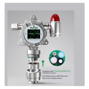 Detector de Gases 4 en 1 Fijo, CH4 O2 CO H2S, Monitor Industrial de Pared, Salida RS485 para Seguridad en Almacenes - Product Image 6