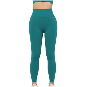 Nouveau style de leggings hauts pour femmes coupe confortable toute la journée solide non transparent personnalisable service spandex/nylon OEM ODM - Product Image 4