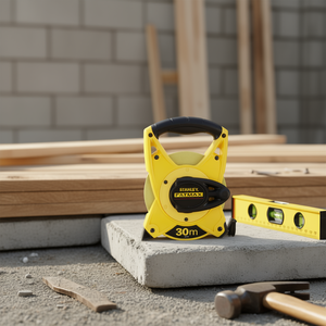 Cinta métrica Stanley Fatmax de 30 m con mango y gancho para trabajos de construcción y medición - Product Image 3