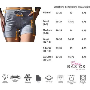 Pantalones Cortos Deportivos para Mujer FOXA, Paquete de 3, Transpirables, de Algodón y Elastano, con Bolsillos, para Yoga y Gimnasio - Product Image 4