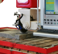 Máquina de Corte y Fresado de Piedra con Puente CNC de 5 Ejes HuaLong Machinery HKNC-650, Sierra de Puente con Enrutador y Elevador de Vacío