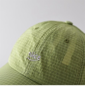 Gorro Deportivo de 6 Paneles, Sin Estructura, de Felpa Oxford de Secado Rápido, con Logotipo NICE Bordado, Transpirable, de Poliéster, Unisex para Exteriores - Product Image 6