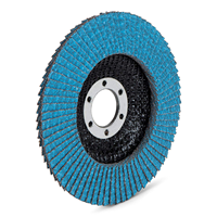 Jeu de disques à lamelles 115mm T29, meules de meulage en zircone grain 80/40, professionnels pour meuleuse d'angle, 10 pièces