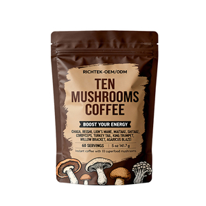 Caffè ai Funghi Private Label, Caffè ai Funghi Biologico con Estratto di Criniera di Leone, Chaga, Cordyceps e Reishi - Product Image 1