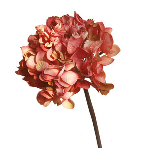 Flor Artificial de Hortensia de Tallo Único con Aspecto Seco, Flor de Seda en Tonos Otoñales para Decoración del Hogar y Exhibición en Tiendas - Product Image 5