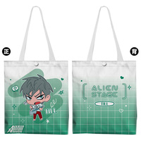 Sac à bandoulière en toile de grande capacité à thème anime Alien Stage Hazbin Hotel Sung Jin Woo