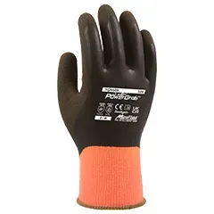 Guanto Towa - 329 7/S Power Grab Thermodex Max - Colore: Arancione Fluorescente / Marrone Scuro - Guanti da lavoro consigliati - Product Image 3