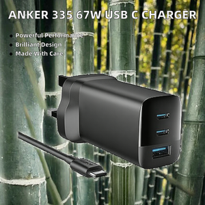 Cargador de Pared USB-C <span class=keywords><strong>Anker</strong></span> 335 de 67W, PIQ 3.0, Compacto y Plegable, Carga Rápida para Laptop/<span class=keywords><strong>iPhone</strong></span> 17/16/15, MacBook Pro, iPad (<span class=keywords><strong>Cable</strong></span> Incluido) - Product Image 2
