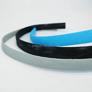 Black PET Monofilament Expandable Electric Cable Protection Mesh Braid Tube