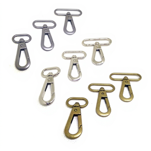 Hebilla de Metal para Bolsos de Cuero, Color Oro Viejo y Plateado, Aleación de Zinc, Accesorios Metálicos, Cierre de Presión, Gancho para Bolsos, Cadena para Perros - Product Image 1