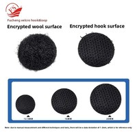 En stock, taille et couleur personnalisées, ruban adhésif double face auto-agrippant en polyester/nylon, découpé, pour vêtements, antidérapant, fixation par perforation
