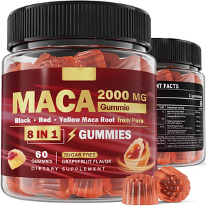 OEMは女性と男性のための無料の<span class=keywords><strong>Maca</strong></span>ルートグミー2000mg <span class=keywords><strong>Maca</strong></span>抽出ガムを提供します - Product Image 1