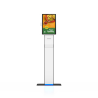 Kiosque de commande automatique pour restaurant de 15,6 à 23,8 pouces, terminal de paiement tout-en-un, écran tactile capacitif interactif, Windows 10 POS